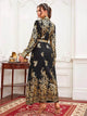 Lemon Tart Gold Print Detail Long Maxi Dress LTAMD594