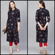Lemon Tart KHLUS344 1 Piece Gold Foil Block Printed Unstitched Khaddar Kurti