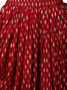 Lemon Tart LTUS35 2 Piece Gold Foil Printed Unstitched Set