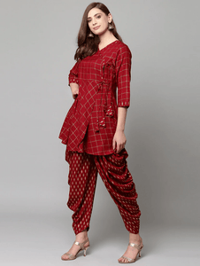Lemon Tart LTUS35 2 Piece Gold Foil Printed Unstitched Set