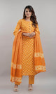 Lemon Tart LTUS705 3 Piece Block Printed Unstitched Lawn Suit