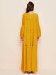 Lemon Tart Ruffle Detail Long Maxi Dress LTAMD109