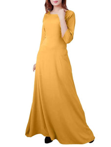 Lemon Tart Stitch Detail Long Dress LTAMD156