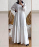 Lemon Tart Tiered Detail Long Maxi Dress LTAMD554 - White
