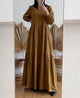 Lemon Tart Tiered Detail Long Maxi Dress LTAMD554 - YBR