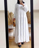 Lemon Tart Tiered Detail Long Maxi Dress LTAMD620 - White