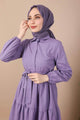 Lemon Tart Tiered Detail Maxi Dress LTAMD676 - Purple