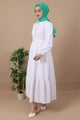 Lemon Tart Tiered Detail Maxi Dress LTAMD676 - White