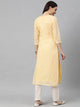 Lemon Tart Unstitched Cotton Chikankari Embroidered WLUF309 Kurti