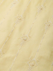 Lemon Tart Unstitched Cotton Chikankari Embroidered WLUF309 Kurti