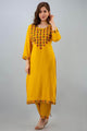 Lemon Tart Unstitched Cotton Embroidered 2 Piece Suit WLUF311