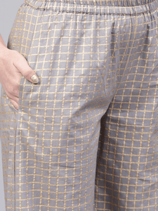 Lemon Tart Unstitched Gold Paste Printed Shalwar SHULT5-GR