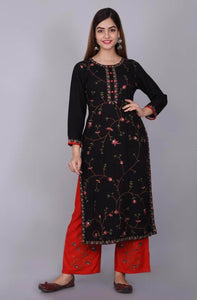 Lemon Tart Unstitched Khaddar Embroidered KHLUS419 Kurti