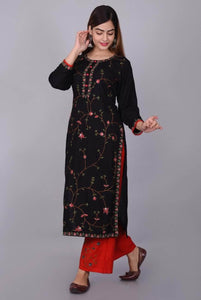 Lemon Tart Unstitched Khaddar Embroidered KHLUS419 Kurti