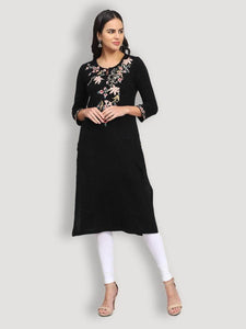 Lemon Tart Unstitched Khaddar Embroidered KHLUS428 Kurti