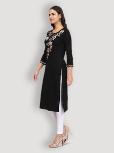 Lemon Tart Unstitched Khaddar Embroidered KHLUS428 Kurti