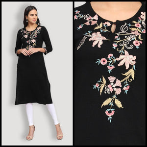 Lemon Tart Unstitched Khaddar Embroidered KHLUS428 Kurti