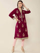 Lemon Tart Unstitched Velvet Embroidered Kurti WLUFVEL3