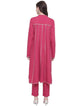 Lemon Tart Women's LTS164 Lace Detail Kurta and Pants Set - Pink