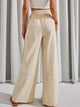 Lemon Tart Womens Wide Leg Lace Detail Cotton Pants LTWP15