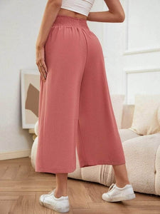 Lemon Tart Womens Wide Leg Shirred Waist Malai Pants LTWP18