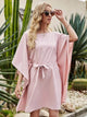 LT Fuse Batwing Sleeve Self Tie LTFUDR62 Stitched Dress