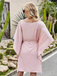 LT Fuse Batwing Sleeve Self Tie LTFUDR62 Stitched Dress