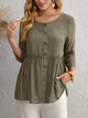 LT Fuse Button Detail LTFUB122 Stitched Top - Green
