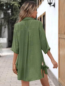 LT Fuse Button Detail LTFUB151 Stitched Top - Green