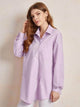 LT Fuse Button Detail LTFUB235 Stitched Top - Purple