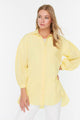 LT Fuse Button Oversized Detail LTFUB237 Stitched Top - Yellow