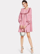 LT Fuse Frill Trim Detail LTFUDR69 Stitched Dress