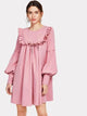 LT Fuse Frill Trim Detail LTFUDR69 Stitched Dress