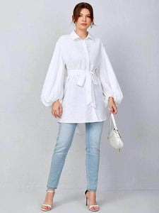LT Fuse Oversized Sleeve Detail LTFUB129 Stitched Top