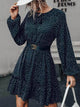 LT Fuse Polka Dot Print Detail LTFUDR254 Stitched Dress