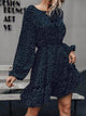 LT Fuse Polka Dot Print Detail LTFUDR254 Stitched Dress
