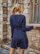 LT Fuse Polka Dot Print Detail LTFUDR5 Stitched Dress