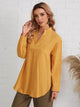 LT Fuse Roll Up Sleeve Detail LTFUB83 Stitched Top - Yellow