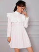 LT Fuse Ruffle Detail LTFUDR194 Stitched Dress