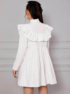 LT Fuse Ruffle Detail LTFUDR194 Stitched Dress