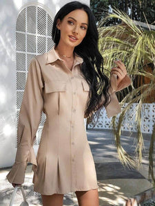 LT Fuse Shirt Detail LTFUDR63 Stitched Dress