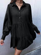 LT Fuse Tiered Button Detail LTFUDR133 Stitched Dress