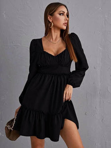 LT Fuse Tiered Detail LTFUDR236 Stitched Dress
