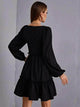 LT Fuse Tiered Detail LTFUDR236 Stitched Dress