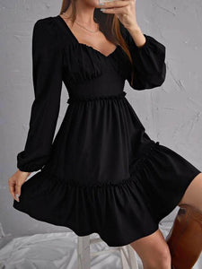 LT Fuse Tiered Detail LTFUDR236 Stitched Dress