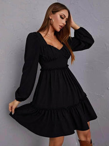 LT Fuse Tiered Detail LTFUDR236 Stitched Dress