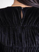 LT Fuse Tiered Detail Velvet LTFUDR179 Stitched Dress