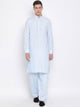 Men's Stitched 2 Piece Kameez and Shalwar Set MSKS14 - Blue