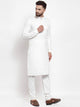 Men's Stitched 2 Piece Kameez and Shalwar Set MSKS15 - White