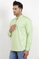 Mens Button Detail Kurta MSKO78 - Light Green